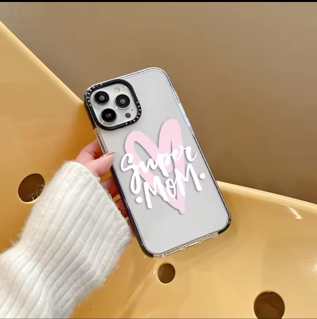 Carcasa tipo casetify Super mom