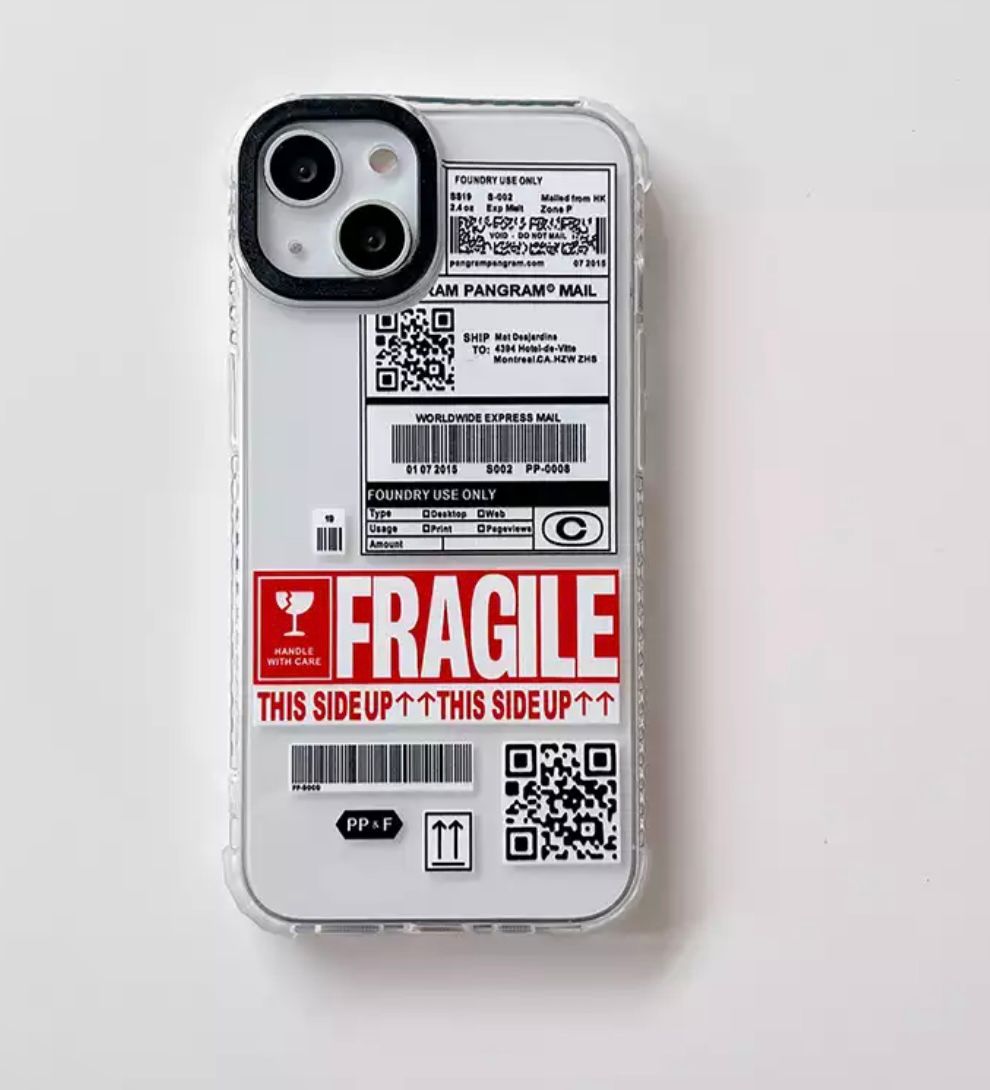 Carcasa tipo casetify Fragil