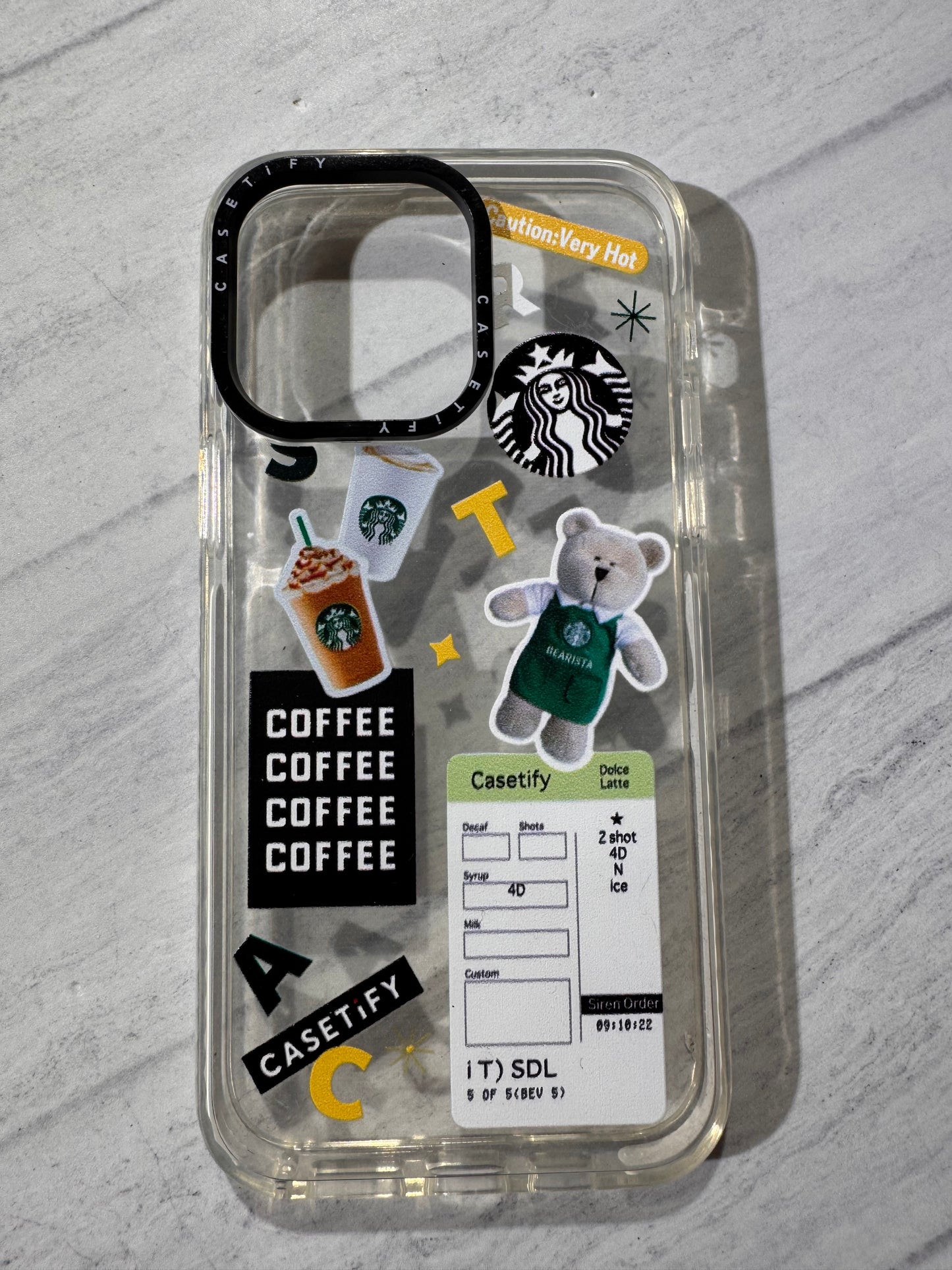 Carcasa tipo casetify Starbucks