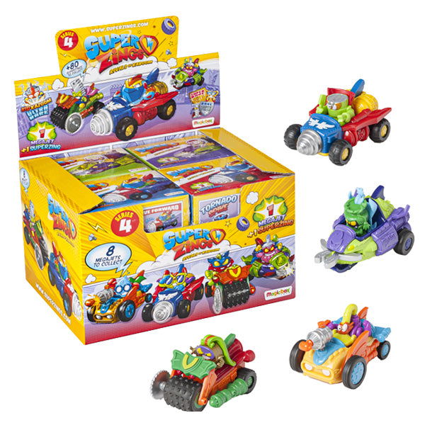 Caja 8 vehículos Mega Jet Serie 4