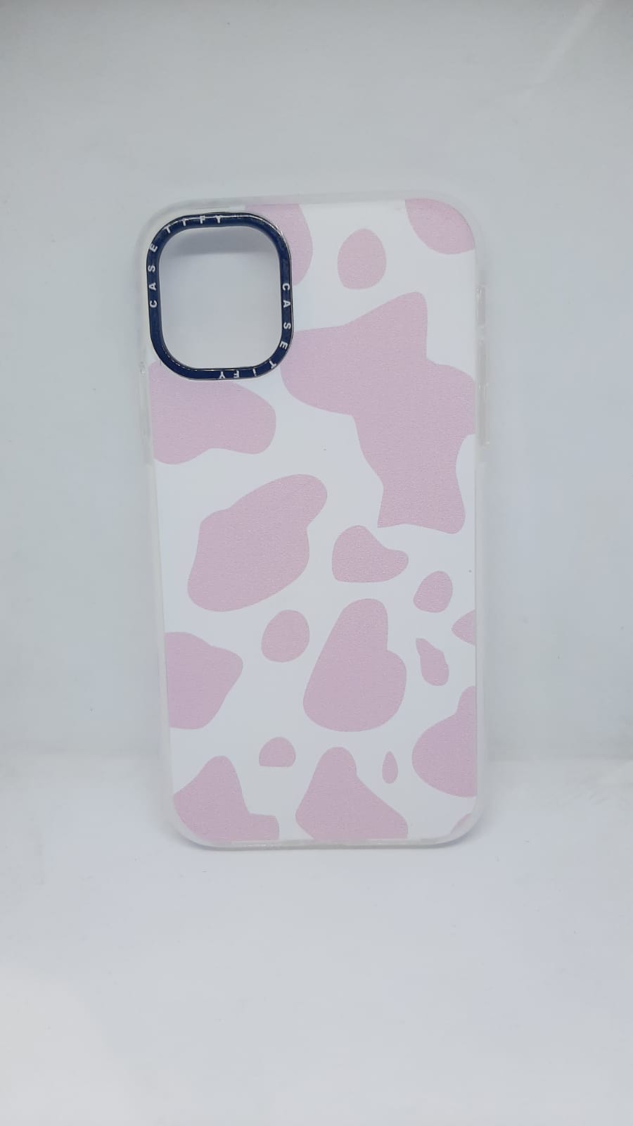 Carcasa tipo casetify vaca rosada
