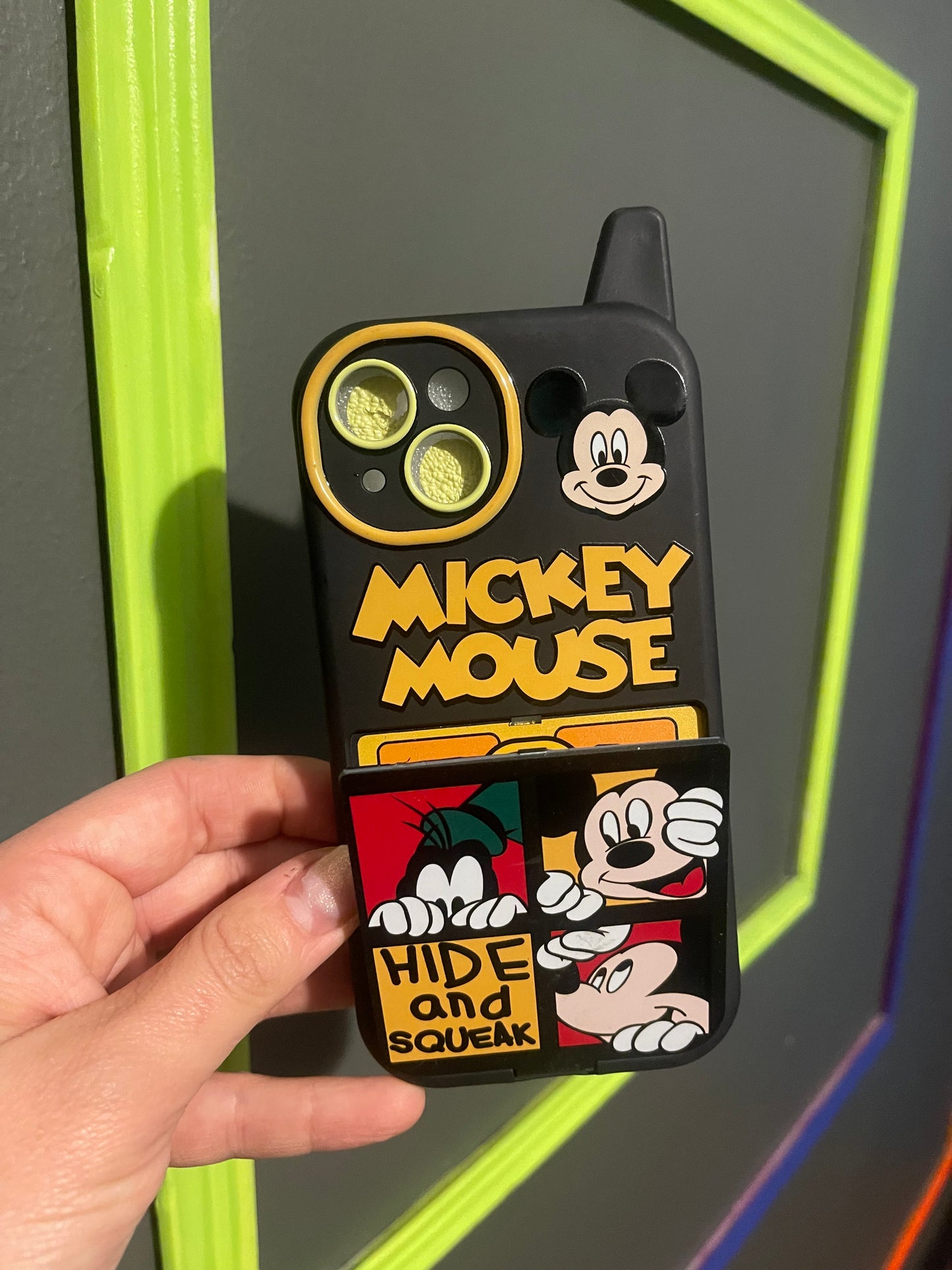 Carcasa Mickey telefono con espejo