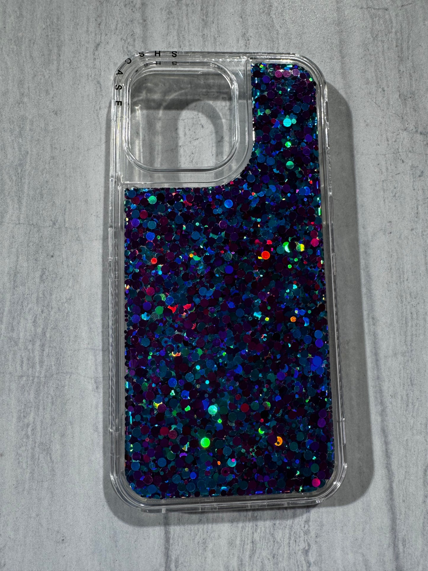 Carcasa 360 brillo azul