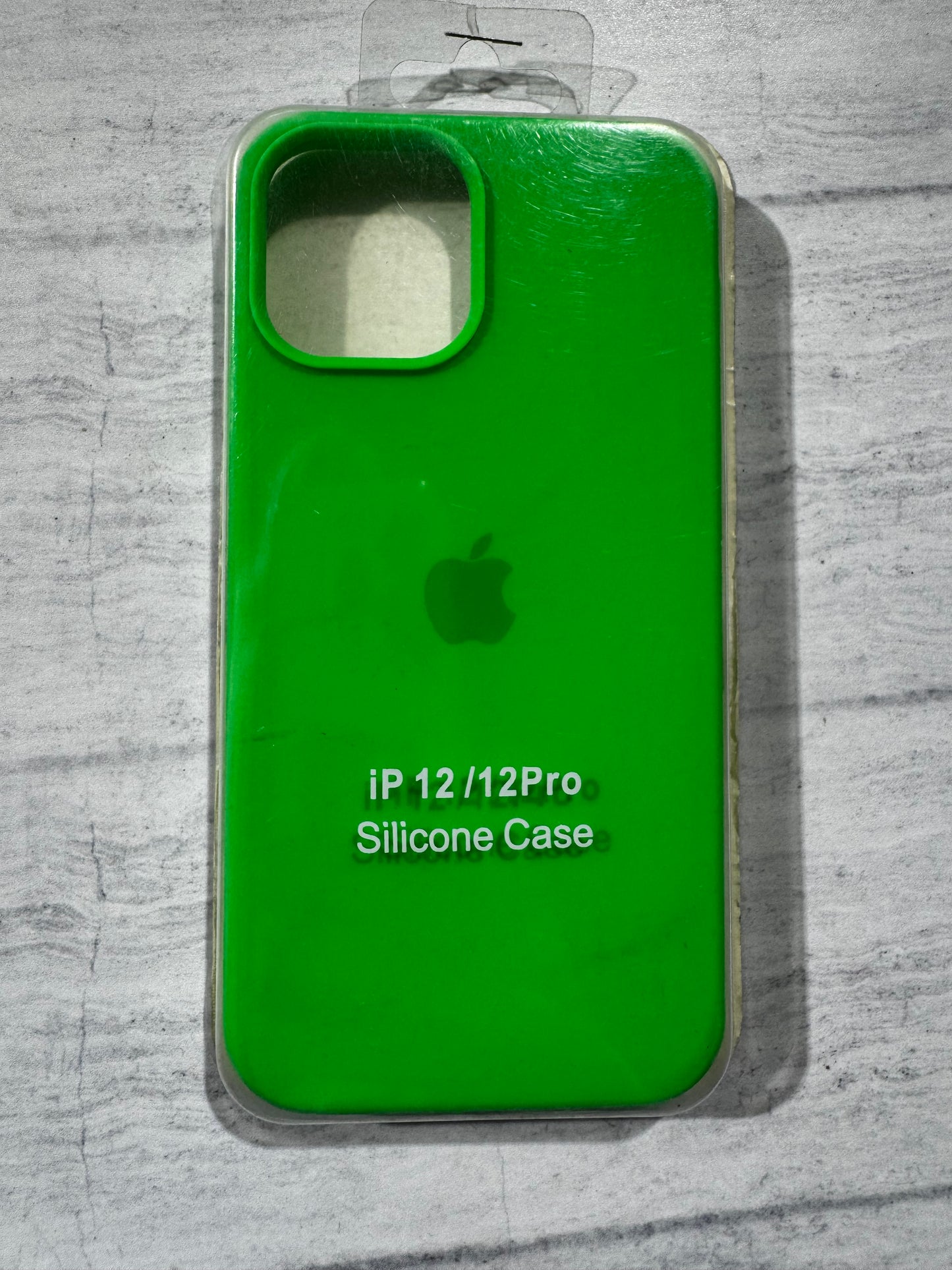 Carcasa Manzana tipo original verde flúor