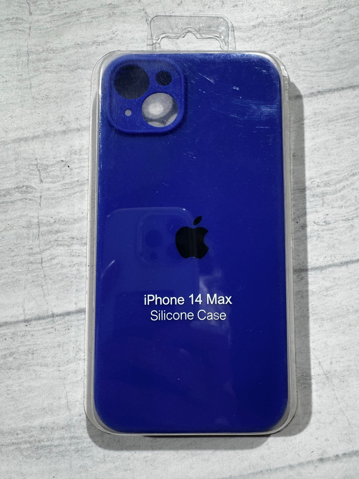 Carcasa Manzana tipo original azul eléctrico
