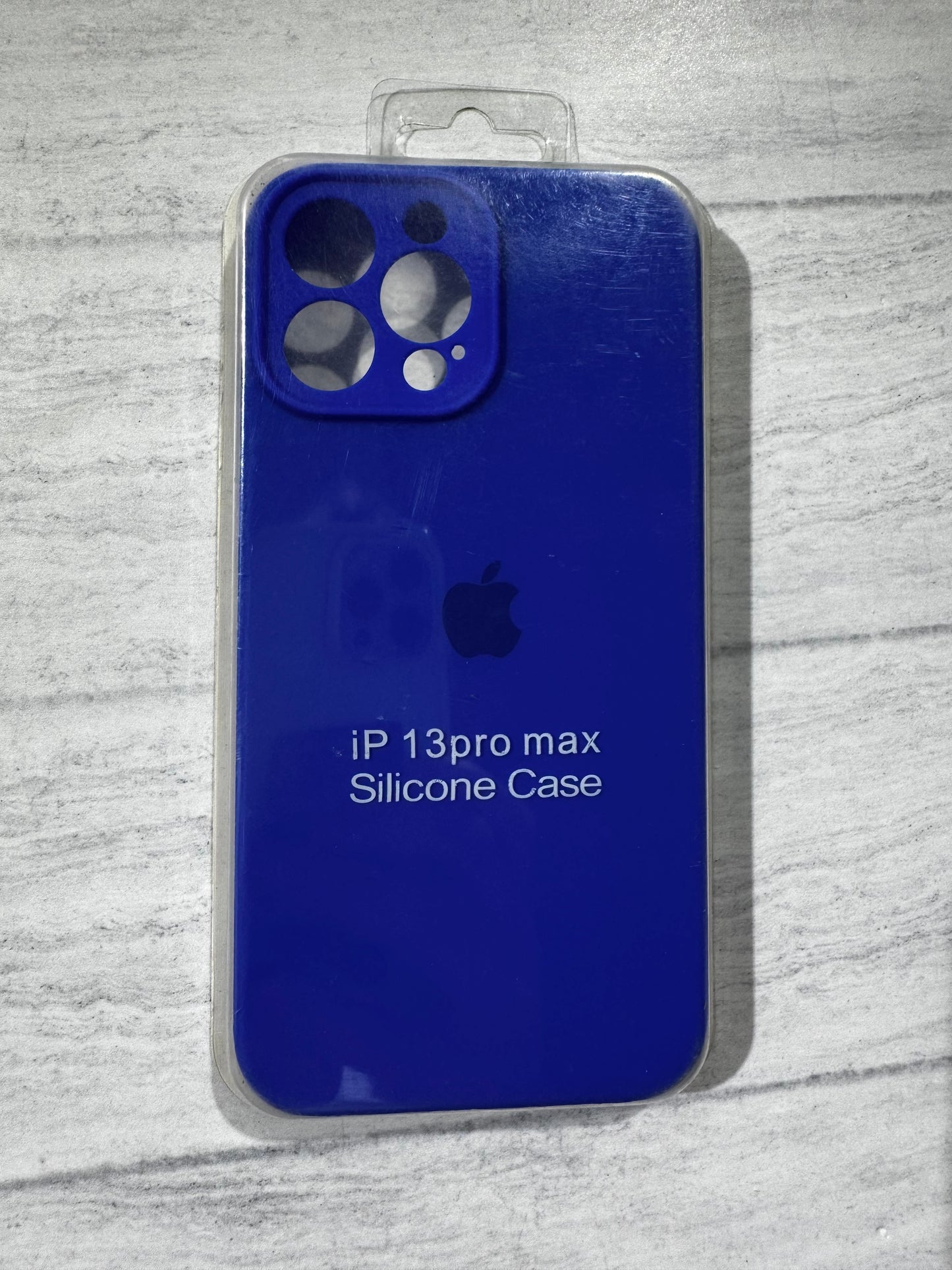 Carcasa Manzana tipo original azul eléctrico