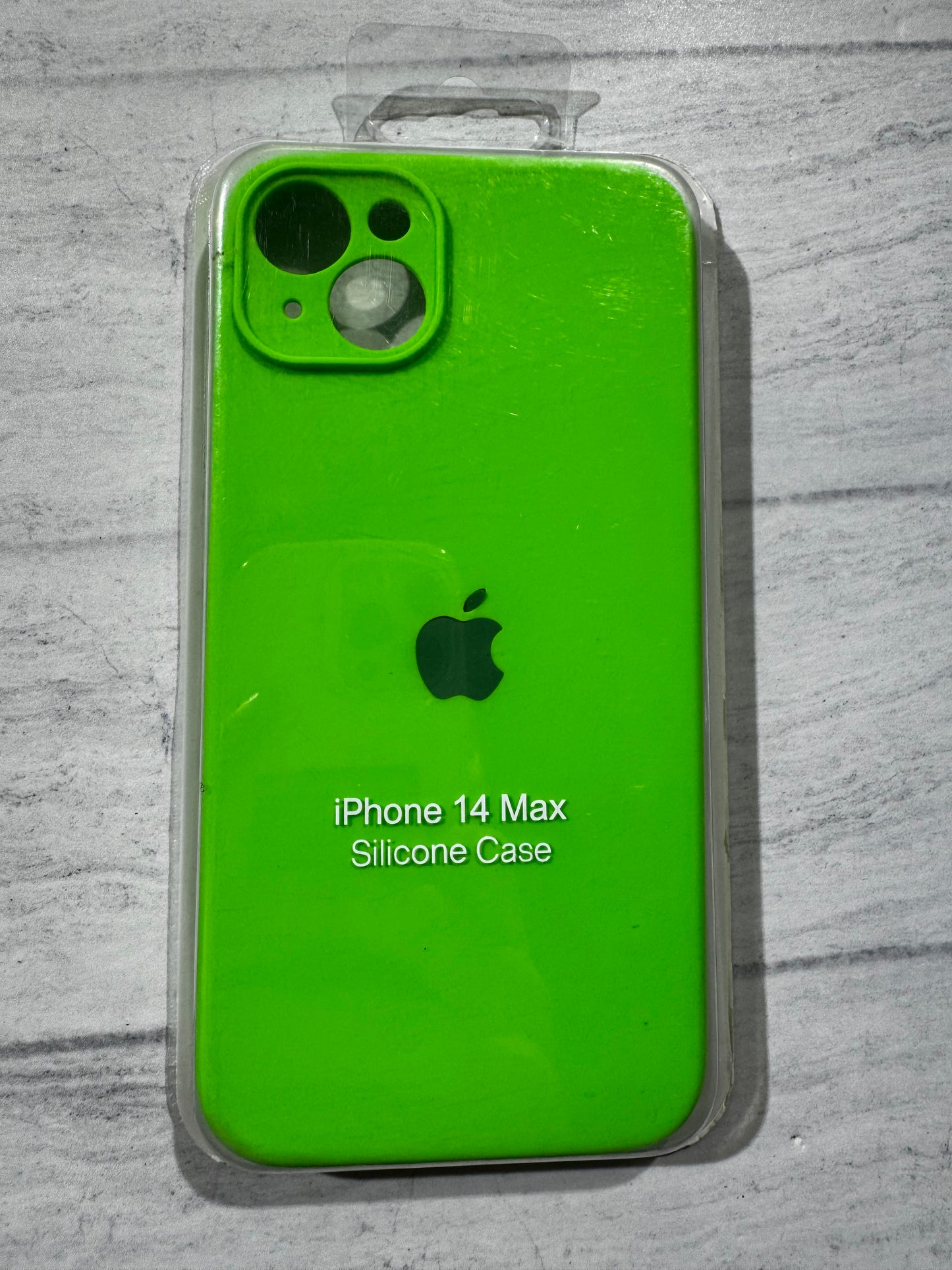 Carcasa Manzana tipo original verde flúor