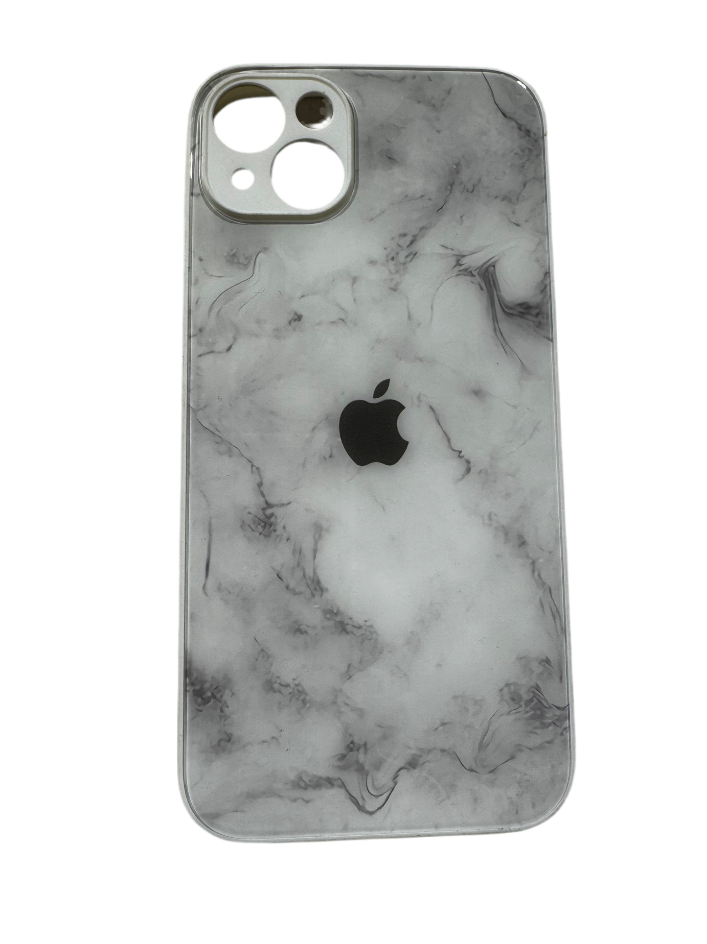 Carcasa vidrio mármol blanco