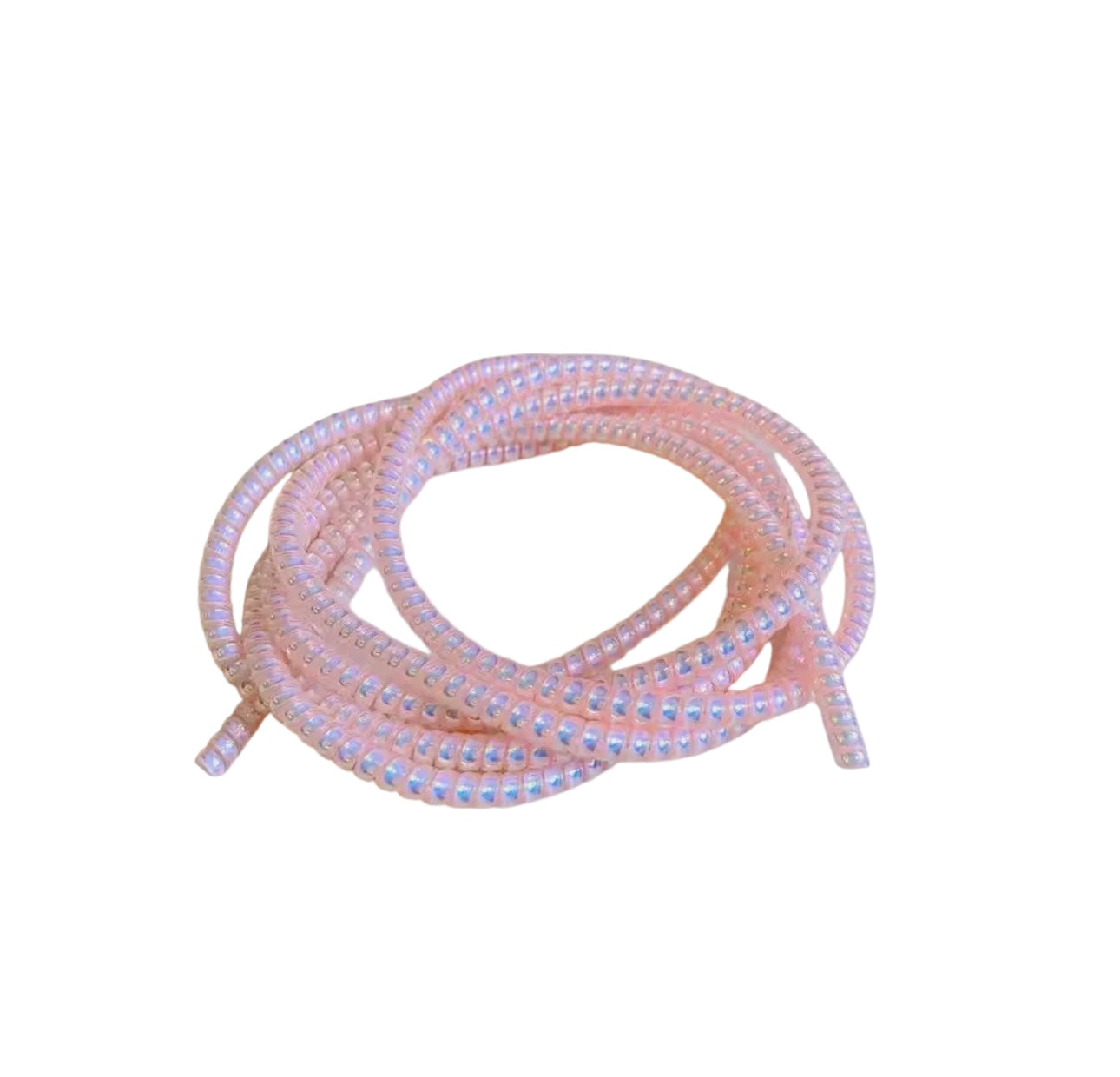 Espiral protector de cables rosado