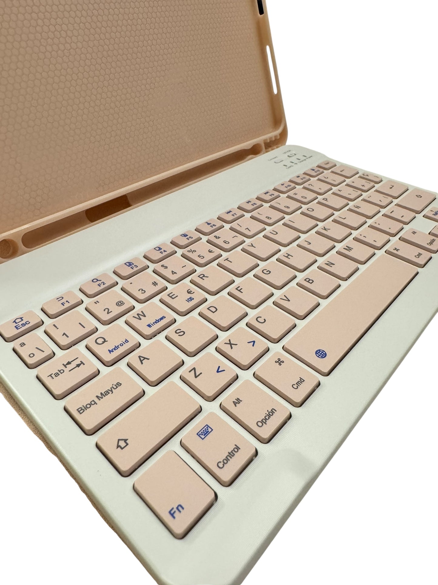 Carcasa + teclado IPAD AIR 11 rose gold