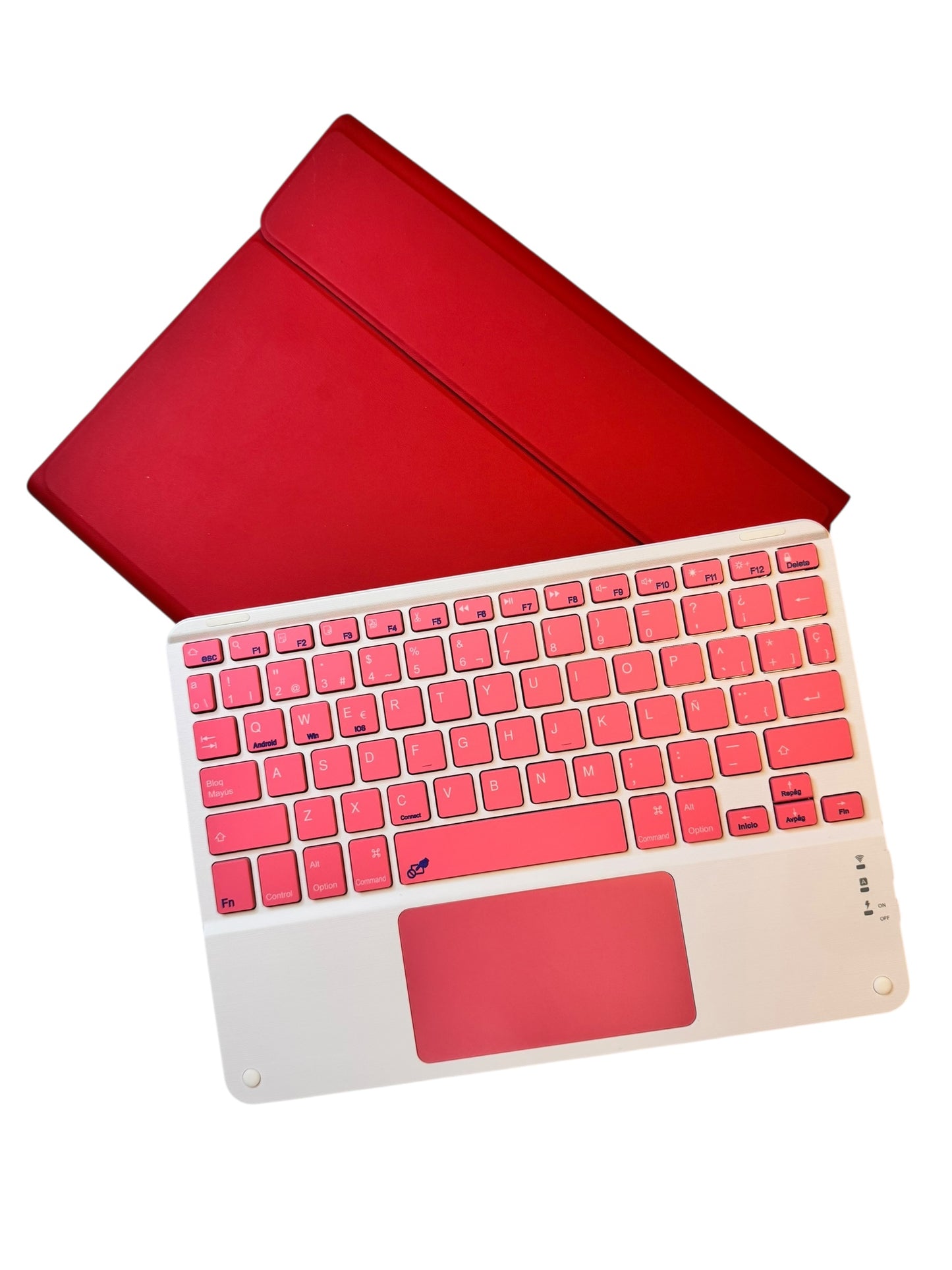 Carcasa + teclado + mousepad IPAD 9.7