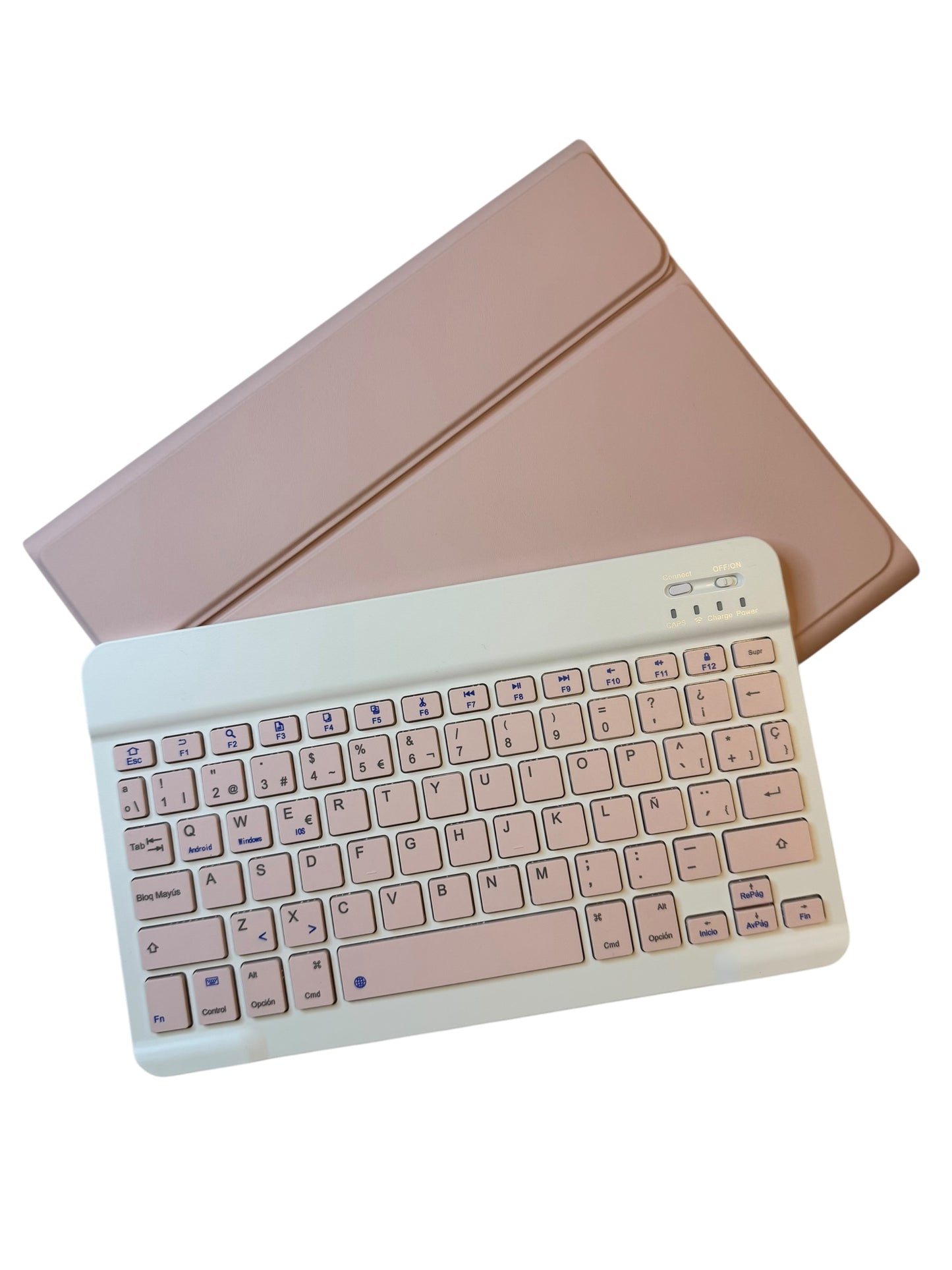 Carcasa + teclado IPAD AIR 11 rose gold