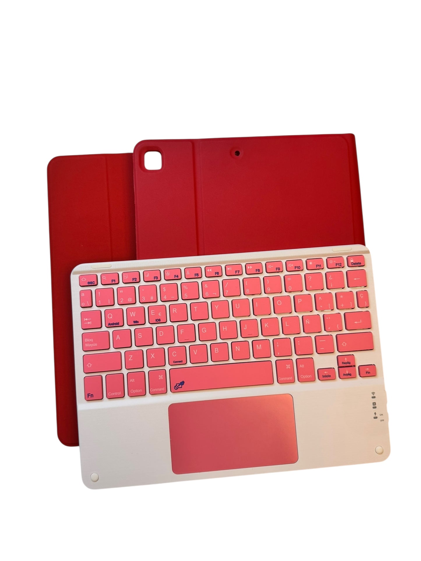 Carcasa + teclado + mousepad IPAD 9.7