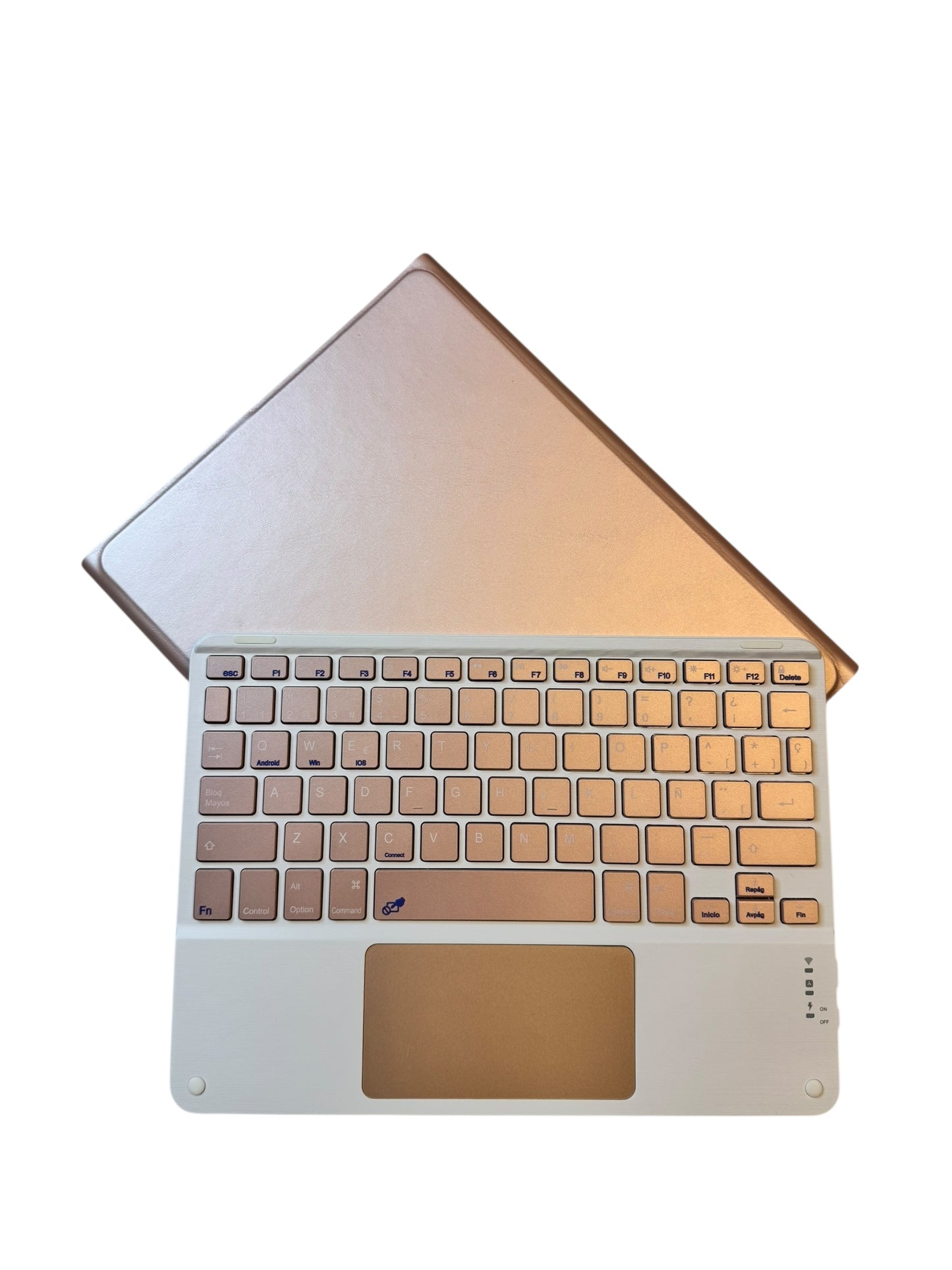 Carcasa + teclado + mousepad AIR PAD 9.7 rose gold