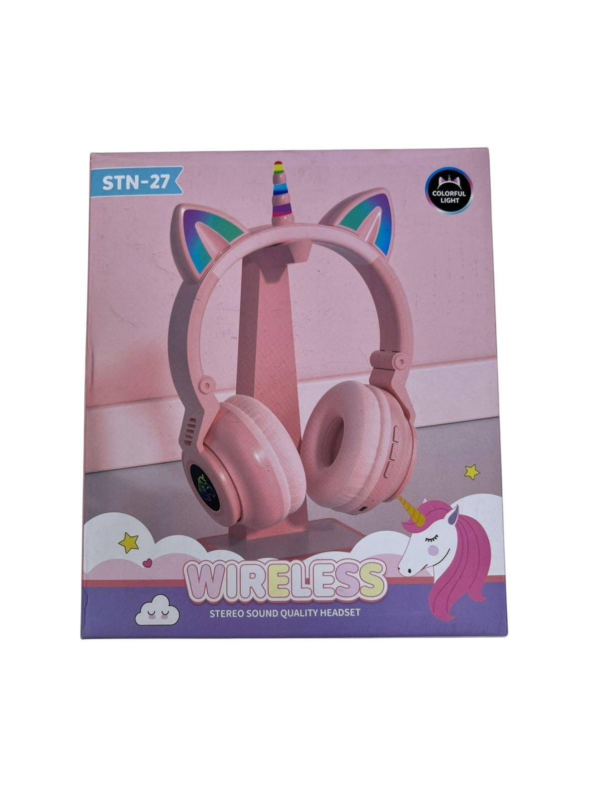 Audífonos con orejas de gato