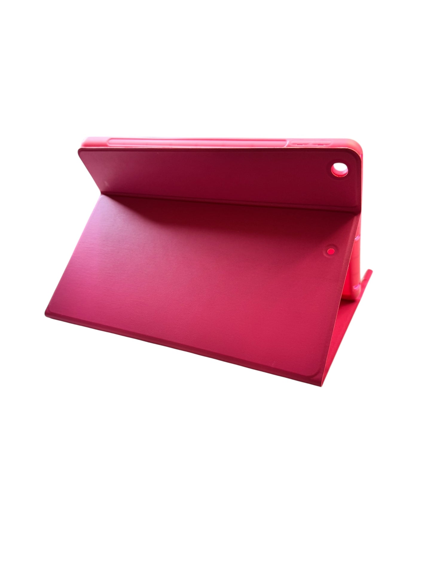 Carcasa + teclado + mousepad para IPAD 10.2 fucsia