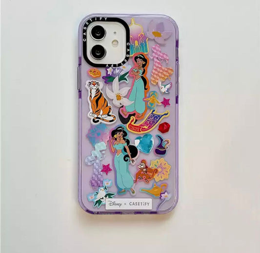 Carcasa tipo casetify Jazmin morada