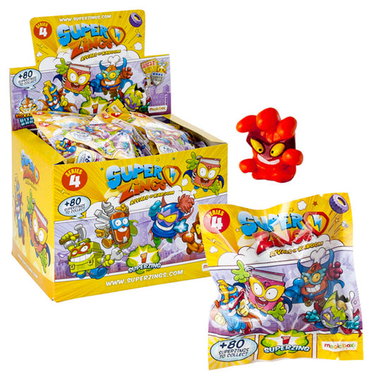 Superzings Serie 4 ,  Caja con 25 unidades