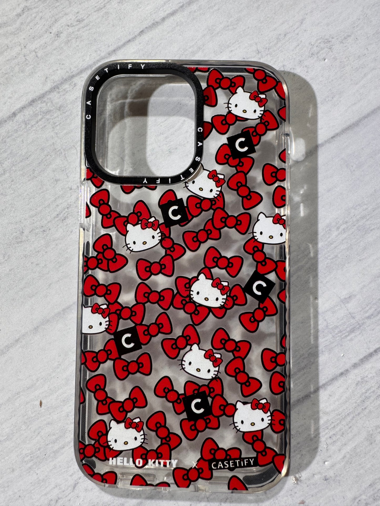 Carcasa tipo casetify Hello Kitty Bow