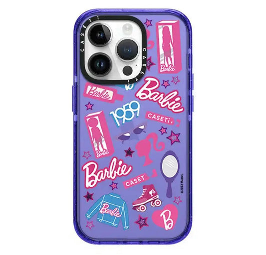 Carcasa tipo casetify Barbie morada