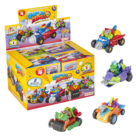 Caja 8 vehículos Mega Jet Serie 4