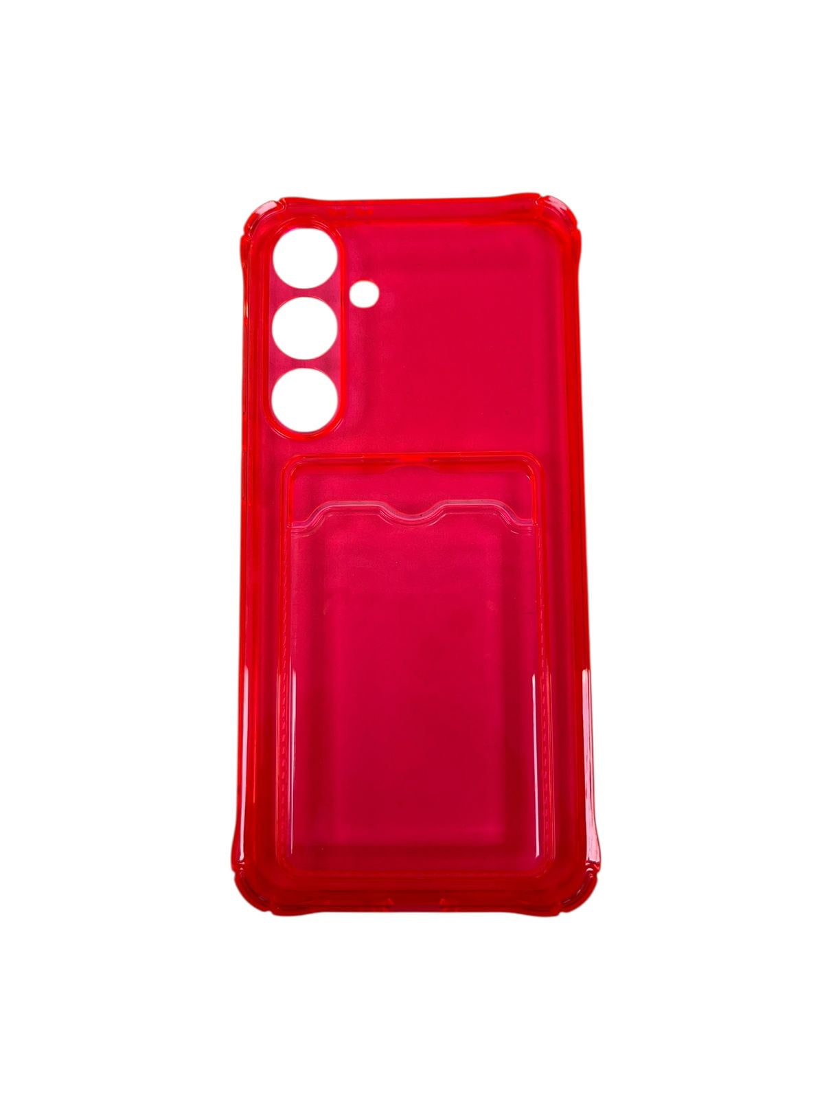 Carcasa Samsung S24 Fe tarjetero rojo
