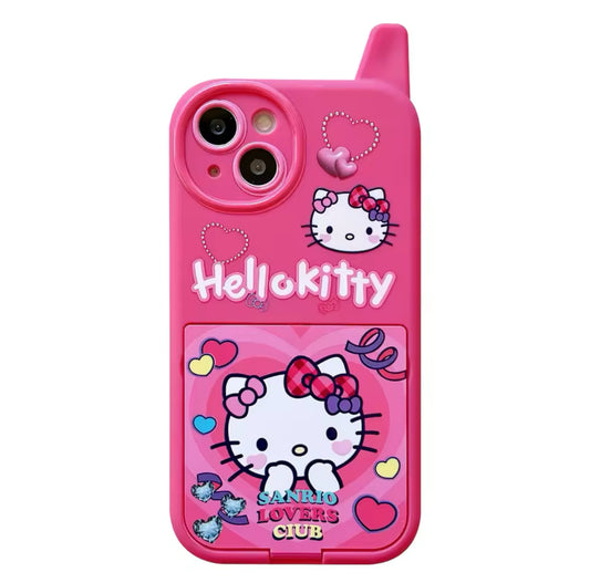 Carcasa Hello Kitty  telefono con espejo