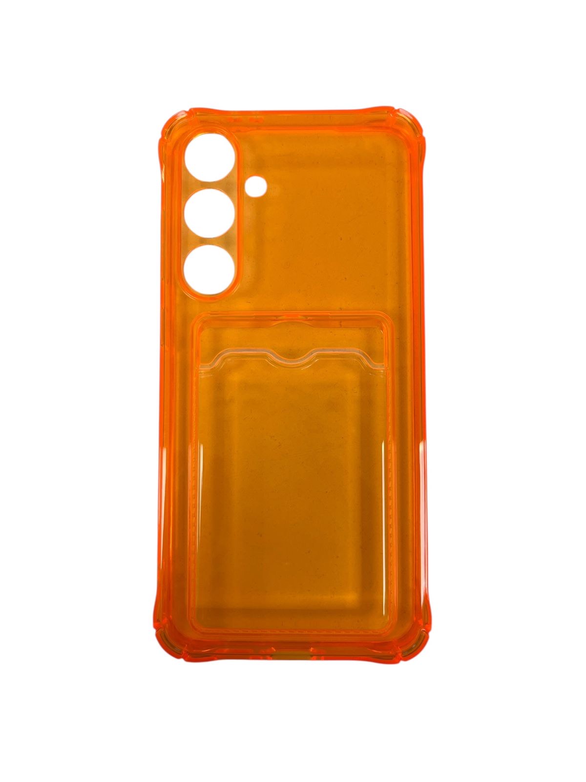 Carcasa Samsung S24 Fe tarjetero naranjo