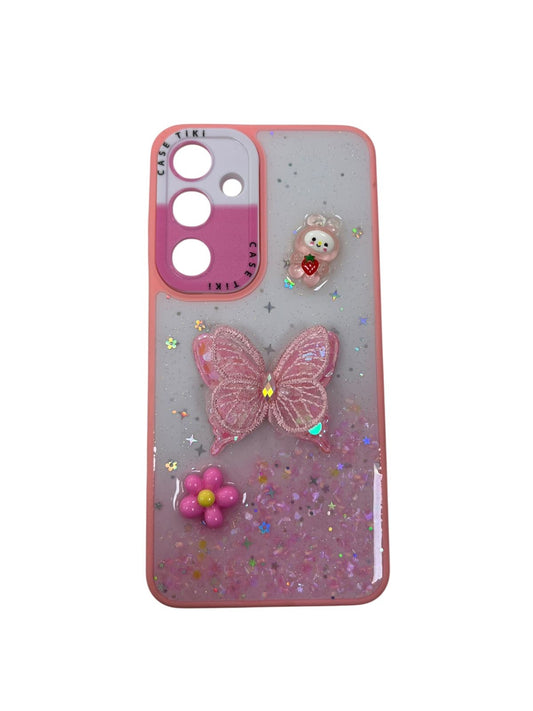 Carcasa Samsung S24 Fe mariposa