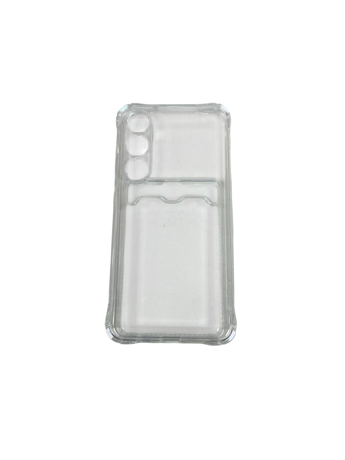 Carcasa Samsung S25 tarjetero transparente