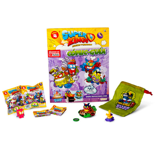 SuperZings serie 4 Comic Guia Con Accesorios