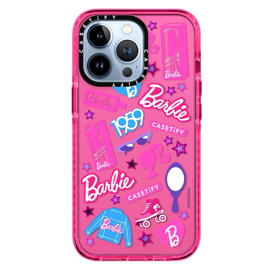 Carcasa tipo casetify Barbie rosada