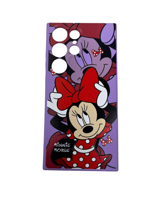 Carcasa Samsung S24 Ultra morada Minnie
