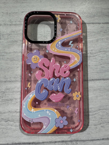 Carcasa tipo casetify ,  She Can