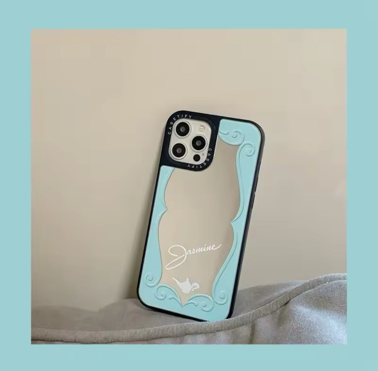 Carcasa tipo casetify Jasmine version espejo