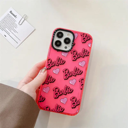 Carcasa tipo casetify Barbie Rosada