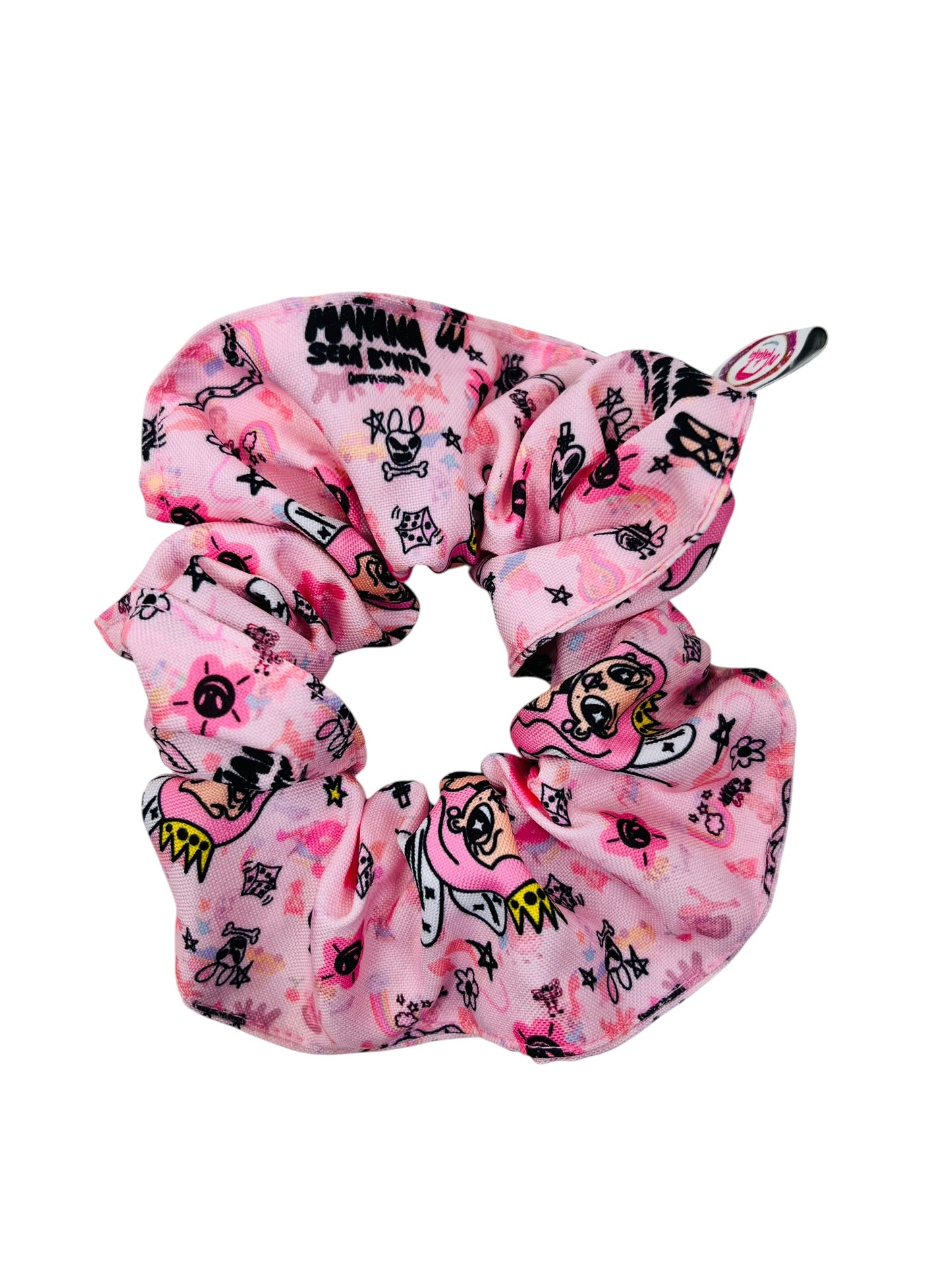 Scrunchie diseño labubus