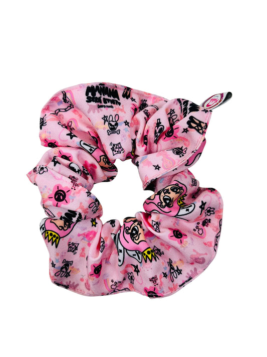 Scrunchie diseño labubus