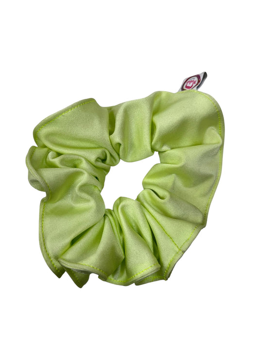 Scrunchie verde flúor liso