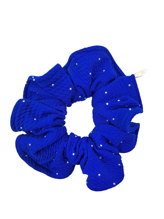 Scrunchie azul brillante