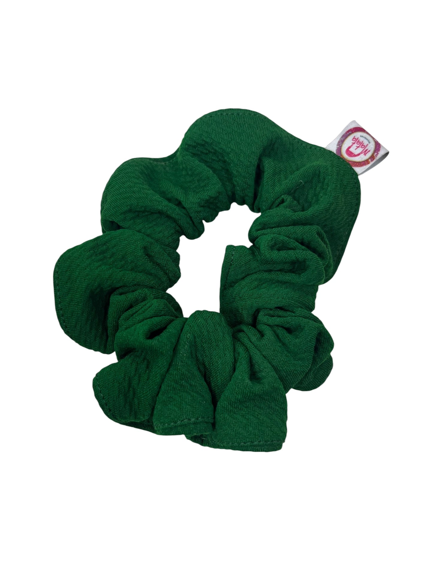 Scrunchie verde oscuro