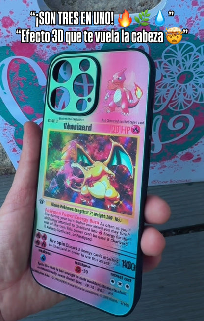 Carcasa 3D Pokemon ,  3 fotos en 1 !!
