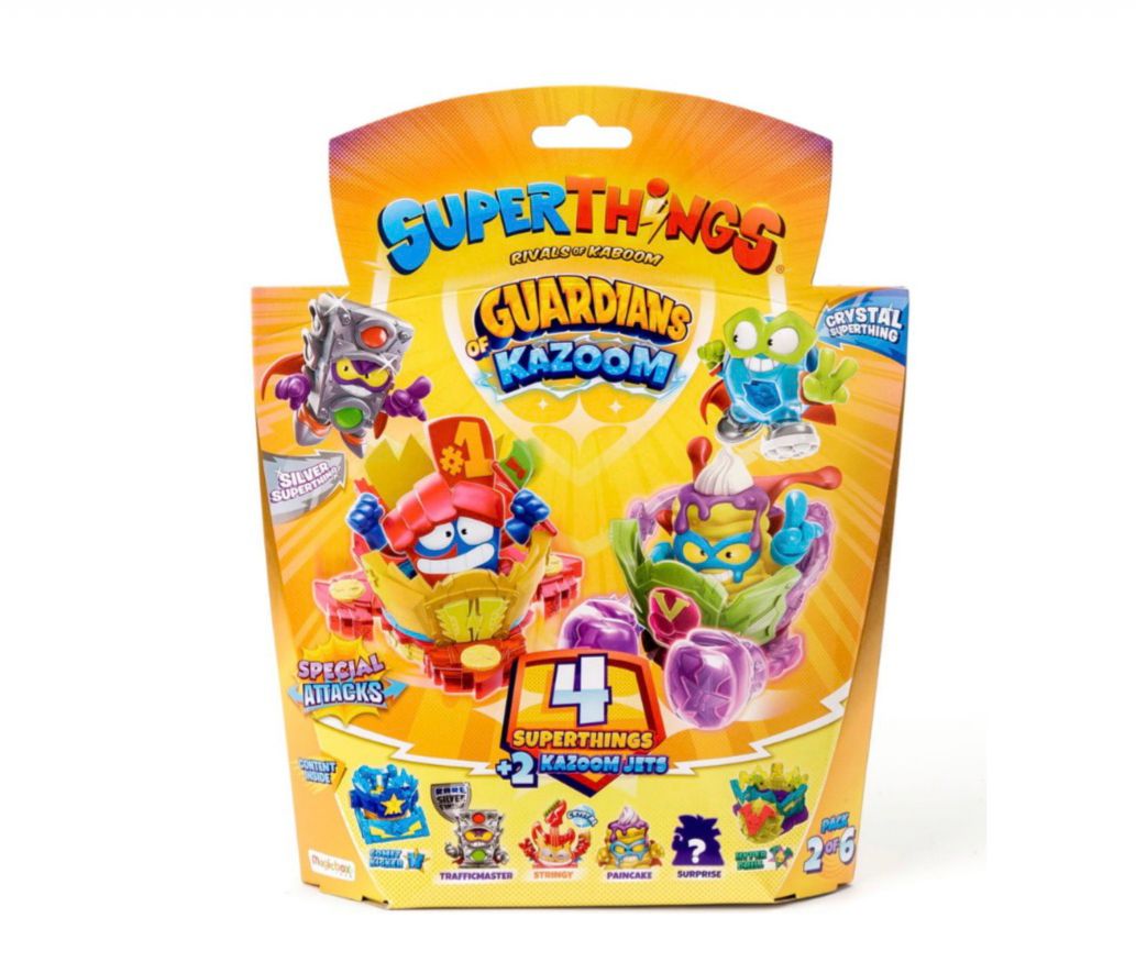 Blister 4 Superthings y 2 vehículos