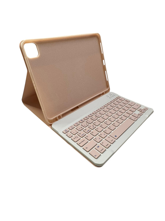 Carcasa + teclado IPAD AIR 11 rose gold