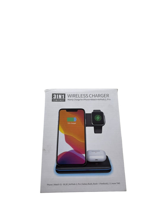 Cargador inalámbrico 3 en 1