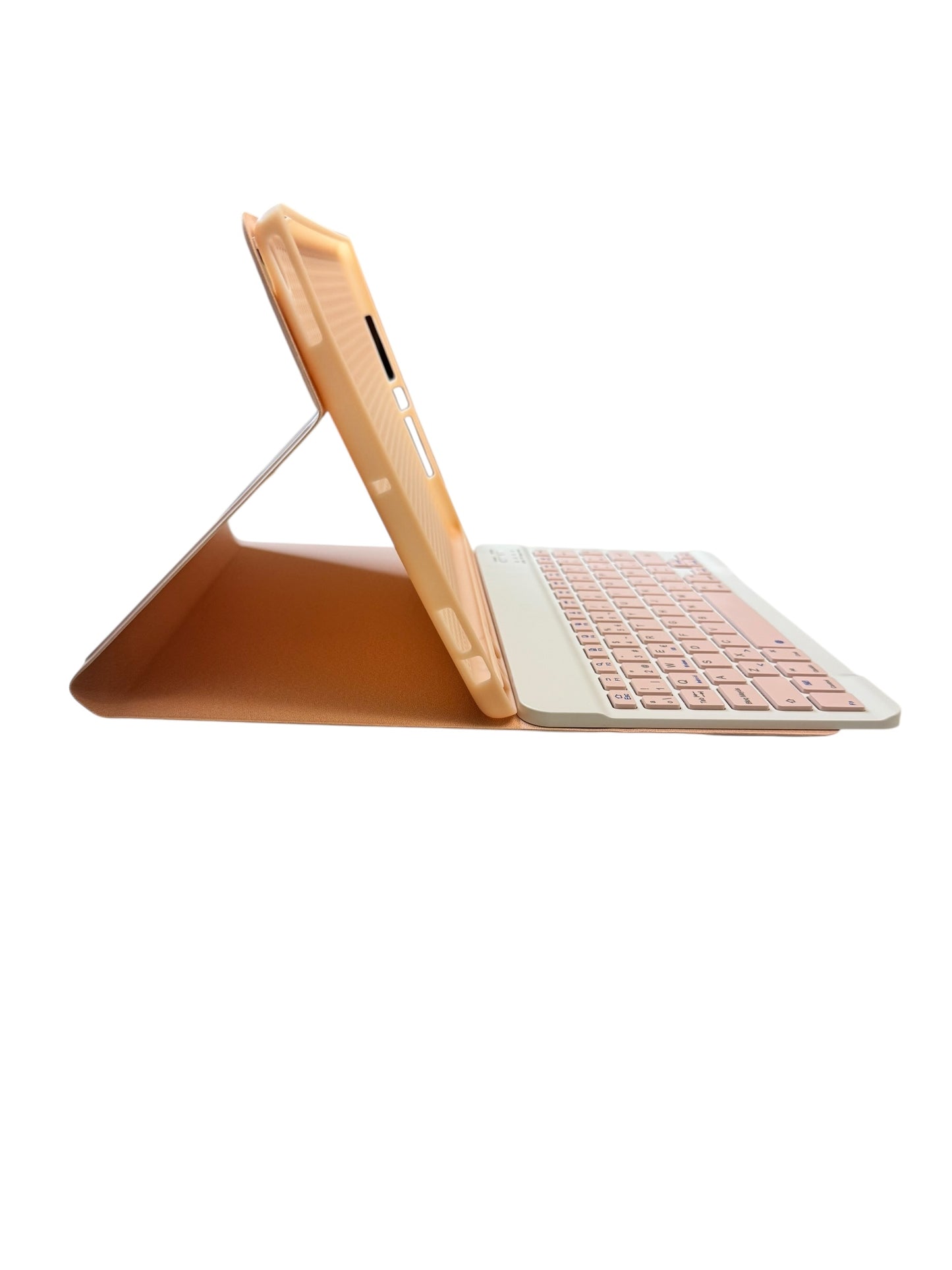 Carcasa y teclado para IPAD 10.2 rosa palo