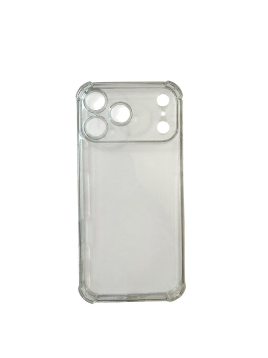 Carcasa 17 Pro Max antigolpes transparente