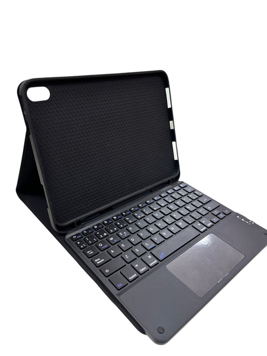 Carcasa + teclado + mousepad para IPAD 10th/A16/11 negro