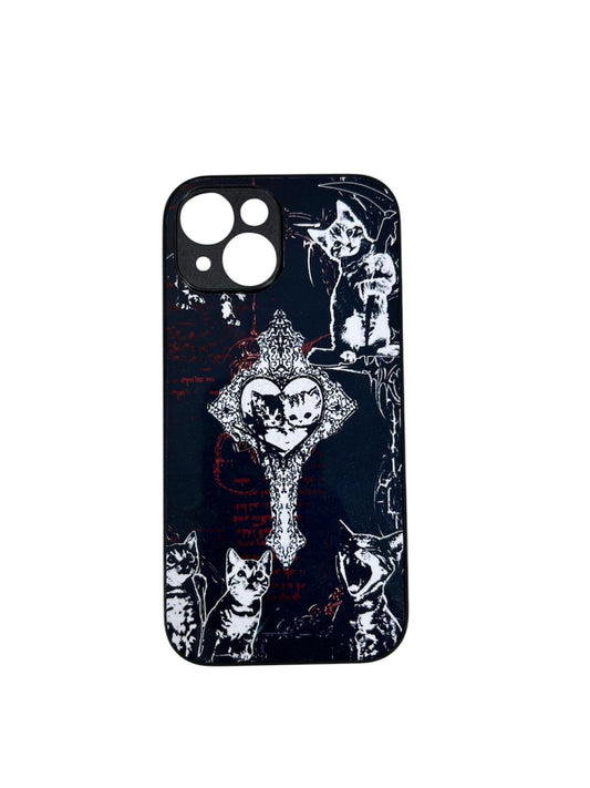Carcasa Iphone 15 gatos