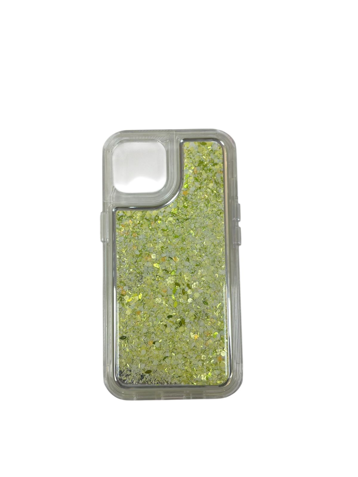 Carcasa Iphone 13/14 glitter amarillo